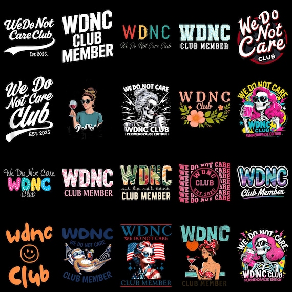 Proud Member of We Do Not Care Club PNG, Funny Sarcastic Quote