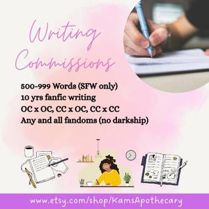Writing Commissions 500-999 Words (SFW only)