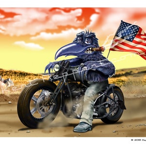 Free Bird - 8.5 X 11 Print by Kent Reppert II