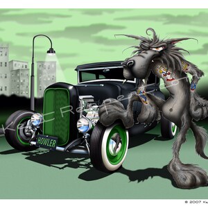 Howler - 8.5 X 11 Print by Kent Reppert II