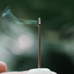 Sandelträ Agarwood Rökelsepinnar: 2 dofter, Träig avslappnande arom för meditation och yoga bild 5