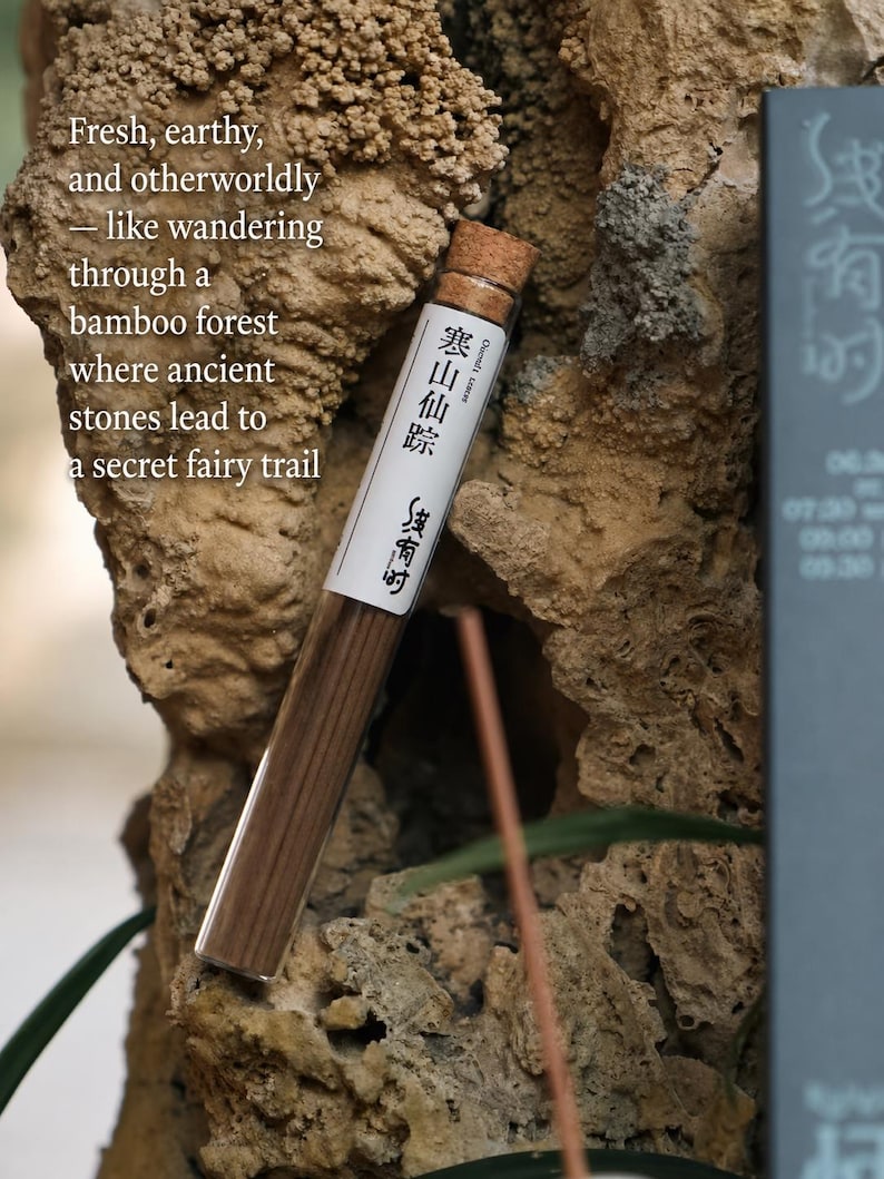 Sandelträ Agarwood Rökelsepinnar: 2 dofter, Träig avslappnande arom för meditation och yoga bild 3