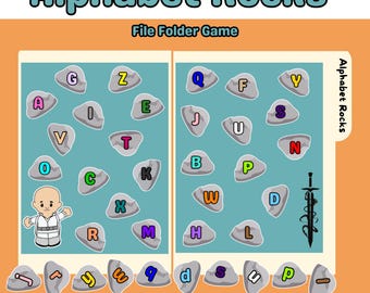 アルファベットロックス学習ファイルフォルダーゲーム