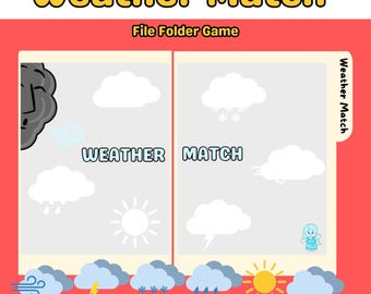 天気マッチファイルフォルダゲーム