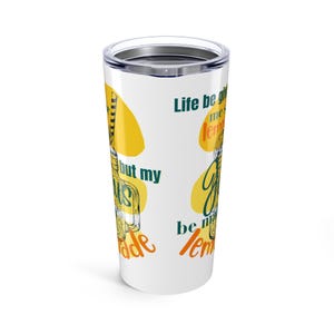 But My Jesus be Makin&#39; Lemonade 20oz Tumbler - &quot;Life gives you lemons&quot; Inspired by Forrest Frank, Motivational Souvenir, Summer [...]