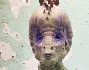 Busto raro de William S. Burroughs de Mugwump almorzando desnudo