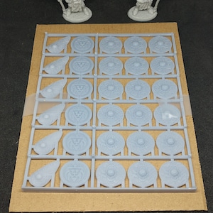 30 piece Shields of Light 3d printed Sprue Free Shipping D&D/Pathfinder/RPG