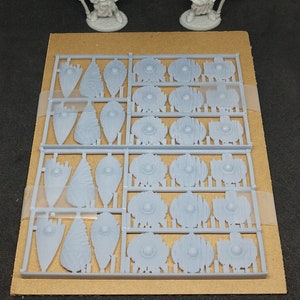 30 piece Shields of Dark 3d printed Sprue Free Shipping D&D/Pathfinder/RPG
