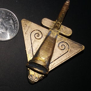 Ancient Aliens Inca pin #1 3d printed