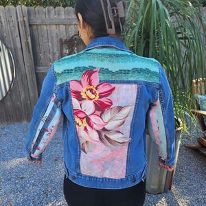 Maryann -  Custom Applique Denim Jacket