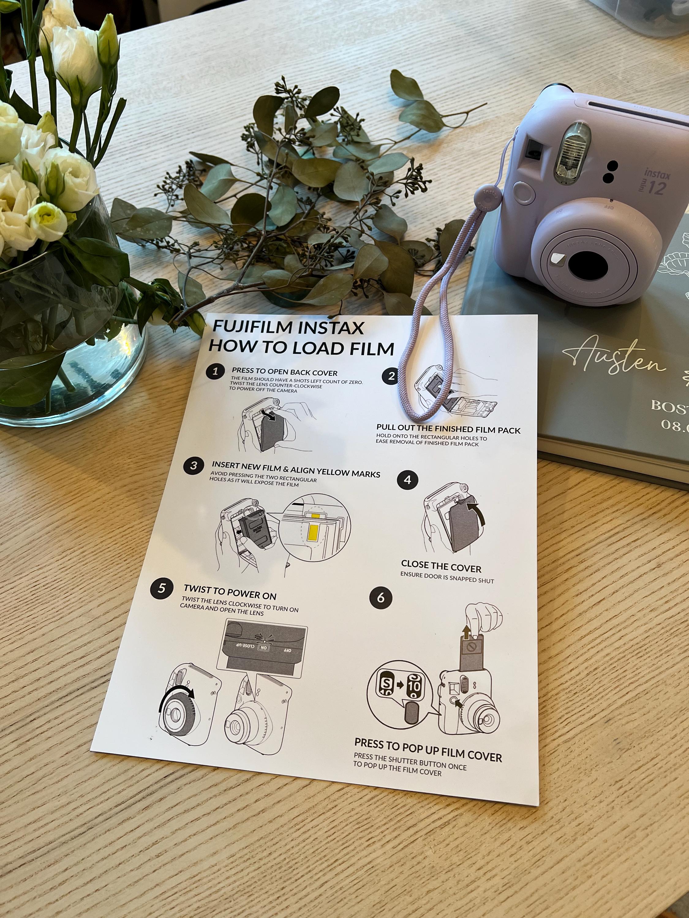 Instax Camera Film Loading Guide: Fujifilm Instructions (digital