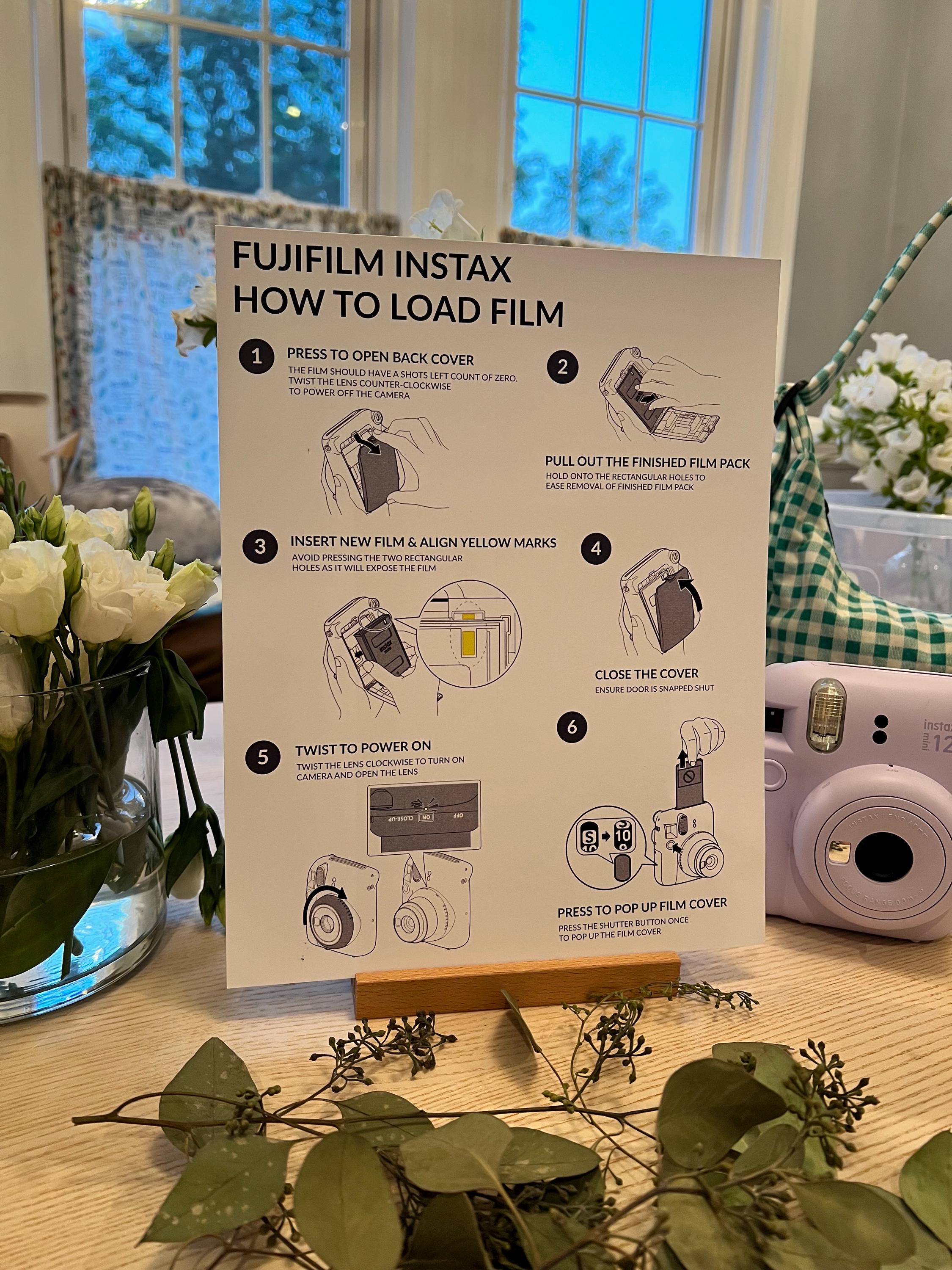 Instax Camera Film Loading Guide: Fujifilm Instructions (digital