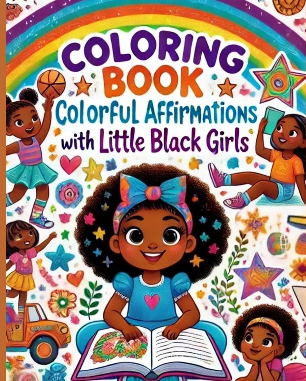 Colorful Affirmation Coloring Book - Etsy