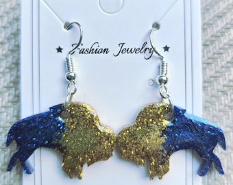 Buffalo Sabres Dangle Earrings