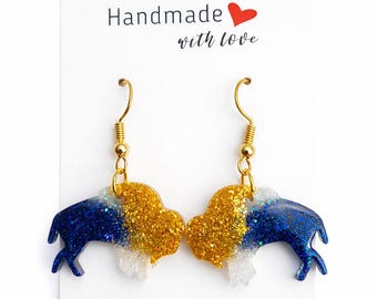 Buffalo Sabres Dangle Earrings