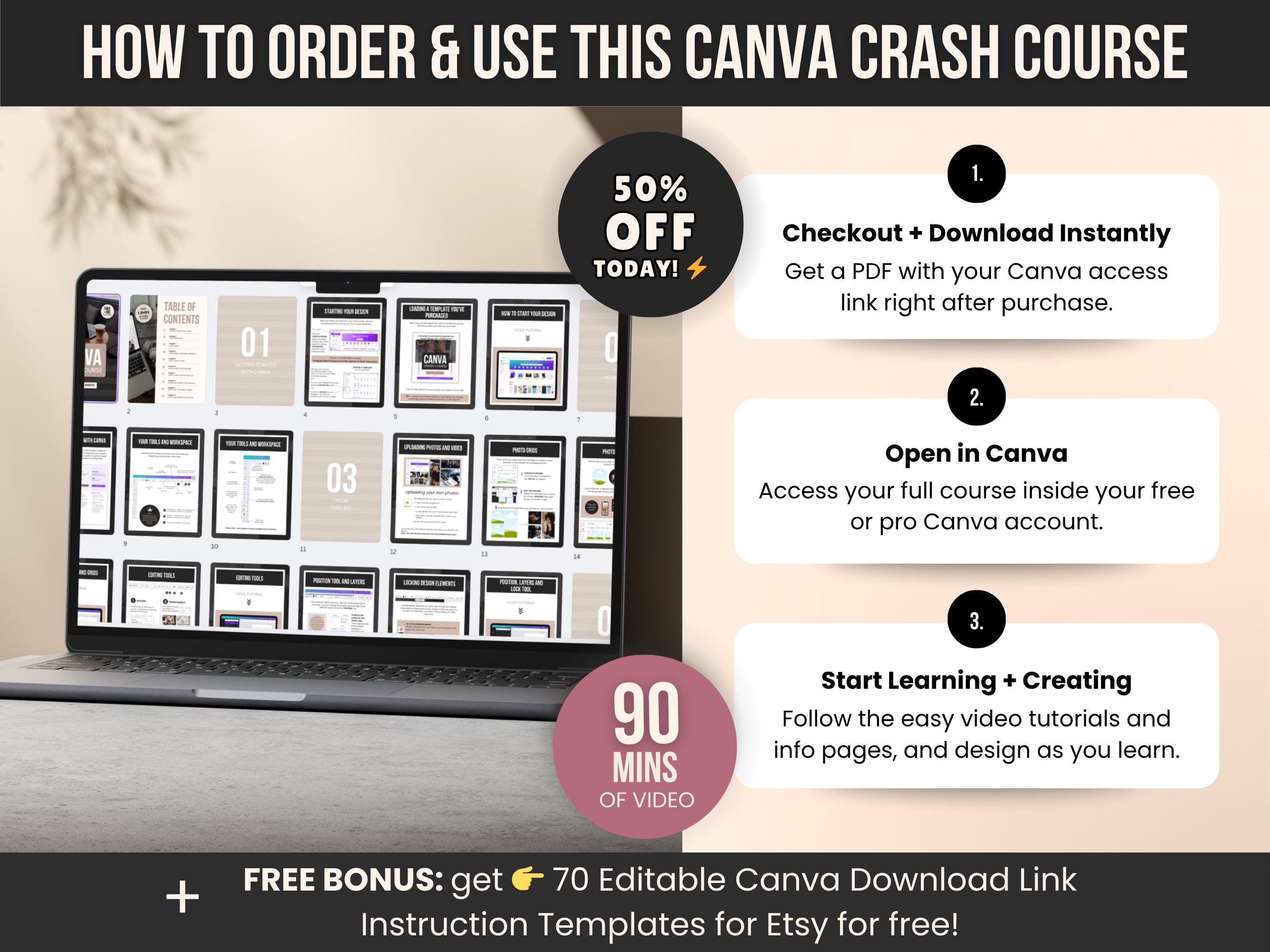 How to Use Canva and Create Digital Products to Sell - Canva Crash ...