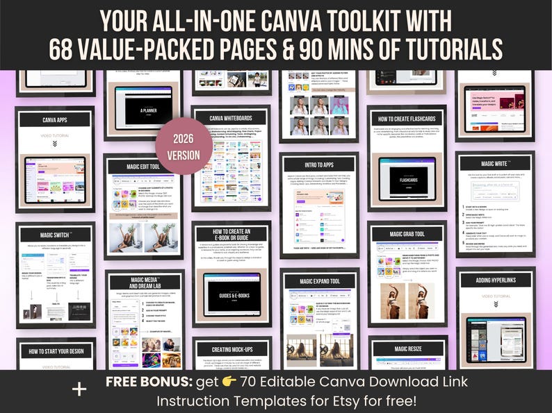 How to Use Canva and Create Digital Products to Sell - Canva Crash ...