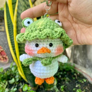 Animal Crochet, Cute Crochet Animal Stuffed Animal – Cute Gift for Pet Lovers, Friends, Kids - Handmade Crochet Animal Keychain