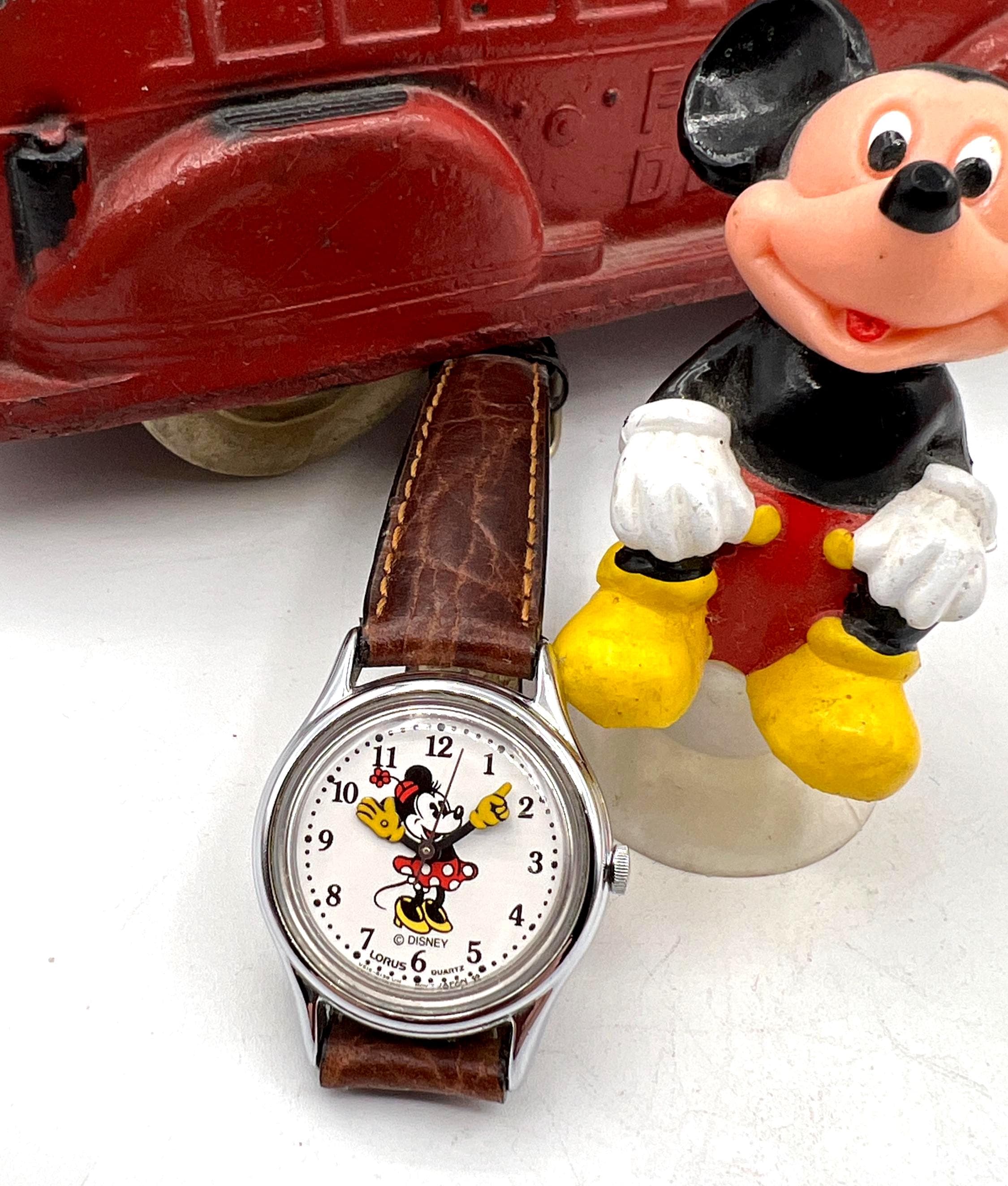 稼働】LORUS ローラス Disney ディズニー ミッキー クオーツ ゴールド