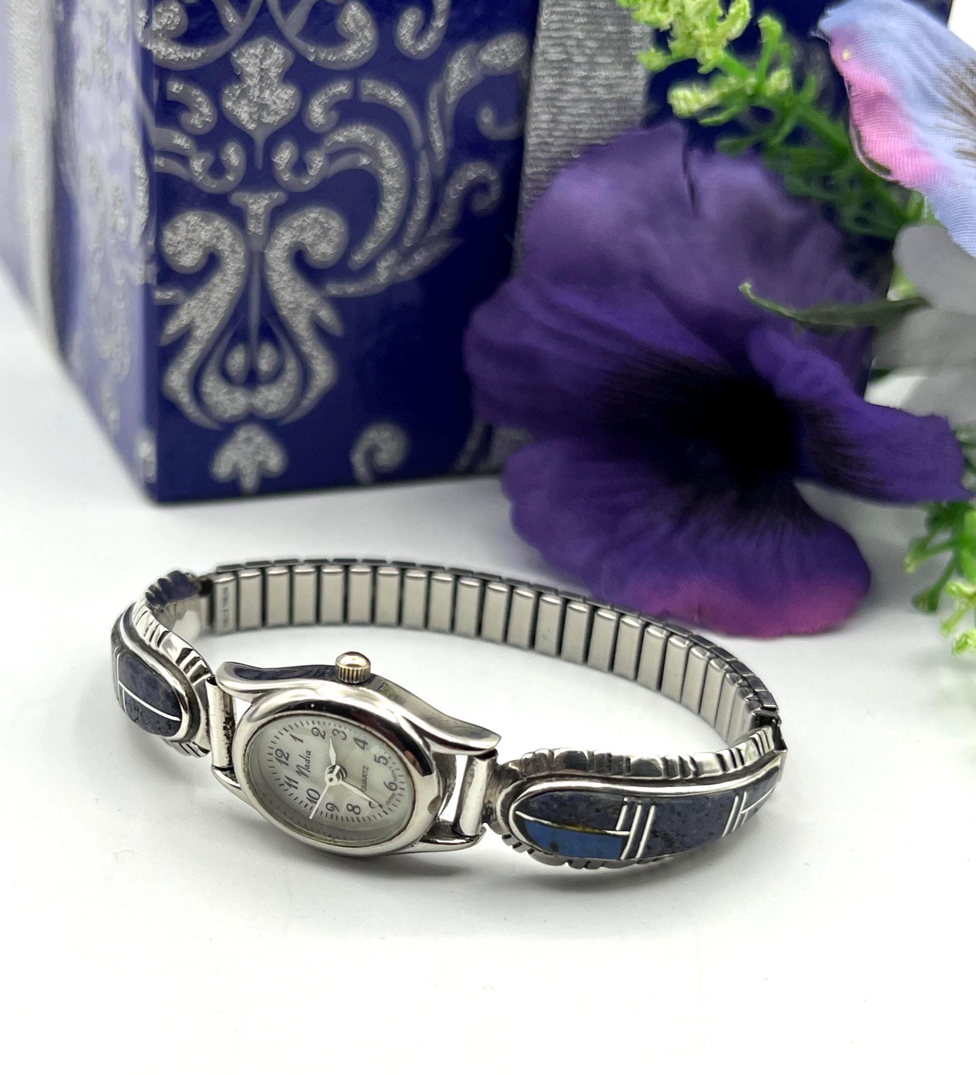 Nadia Lapis Navajo Quartz Watch Nadia Sterling Silver - Watch Quartz | NADIA Women'  main image 4