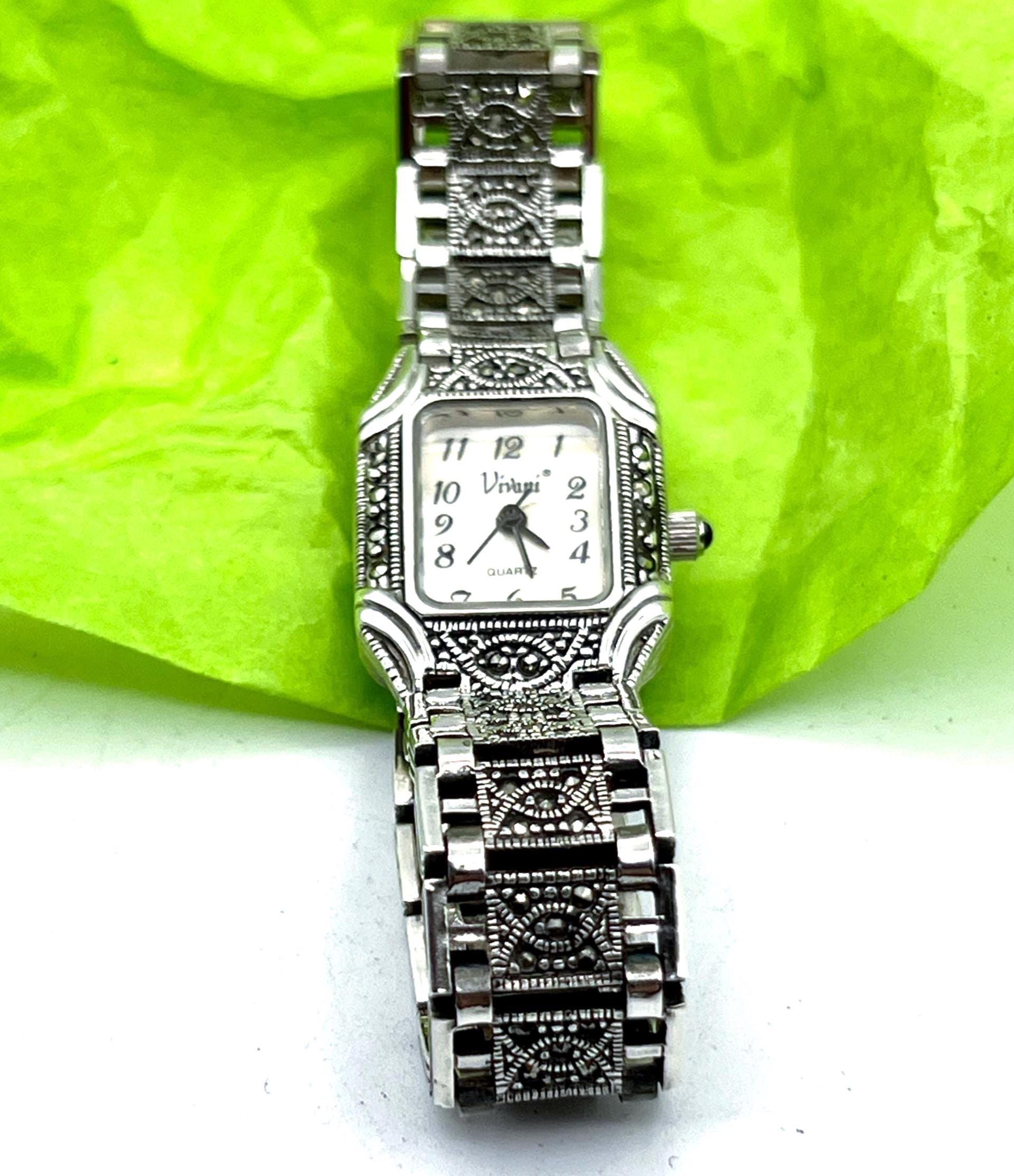 Sterling Silver Vivani Quartz Watch - Etsy display picture 1