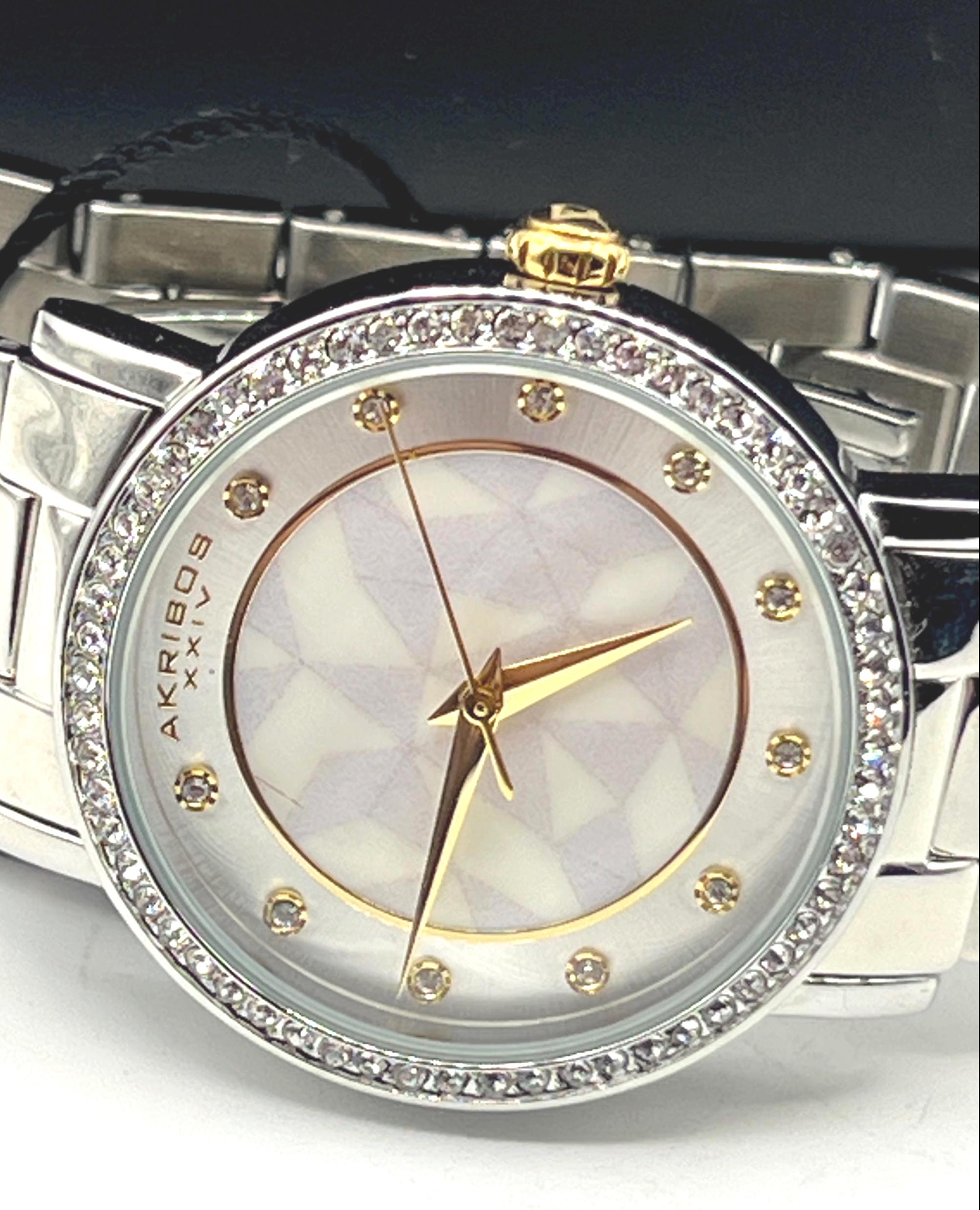 Akribos XXIV Ladies Wristwatch With a Swarovski Crystal  display picture 1