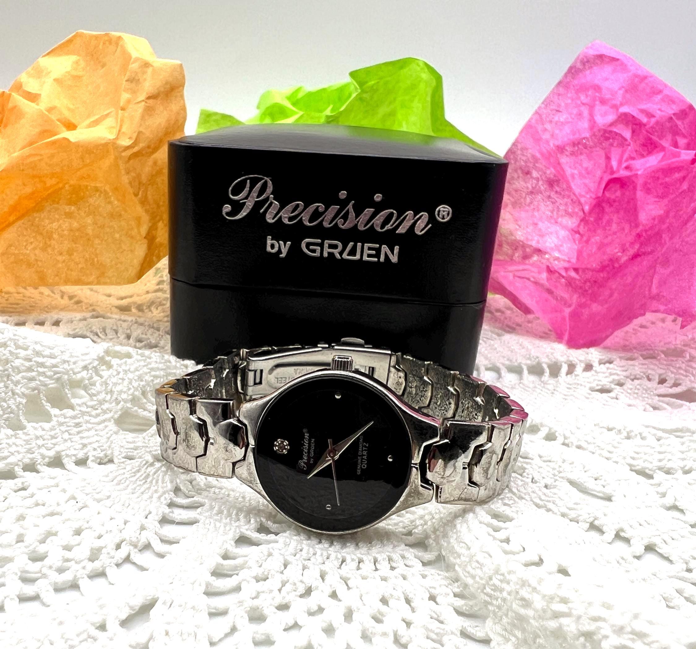 Gruen Precision Black Dial - Etsy
