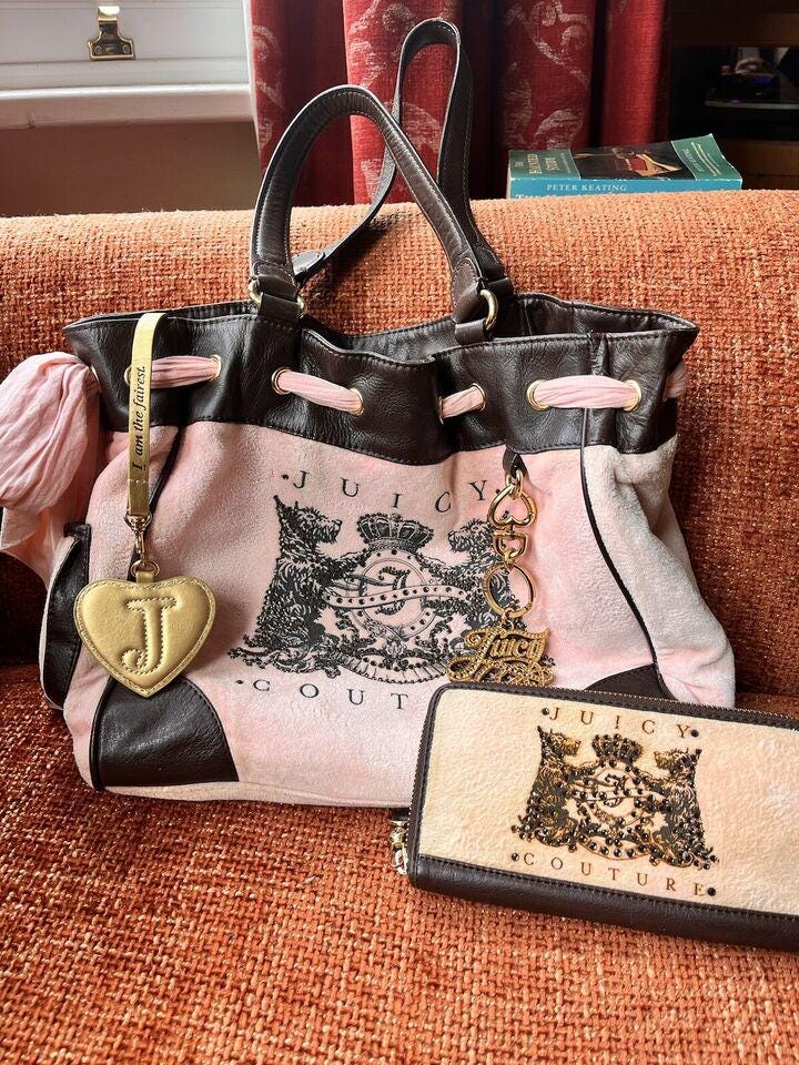 Vintage Juicy Couture Brown Purse Brown Vintage Juicy Couture