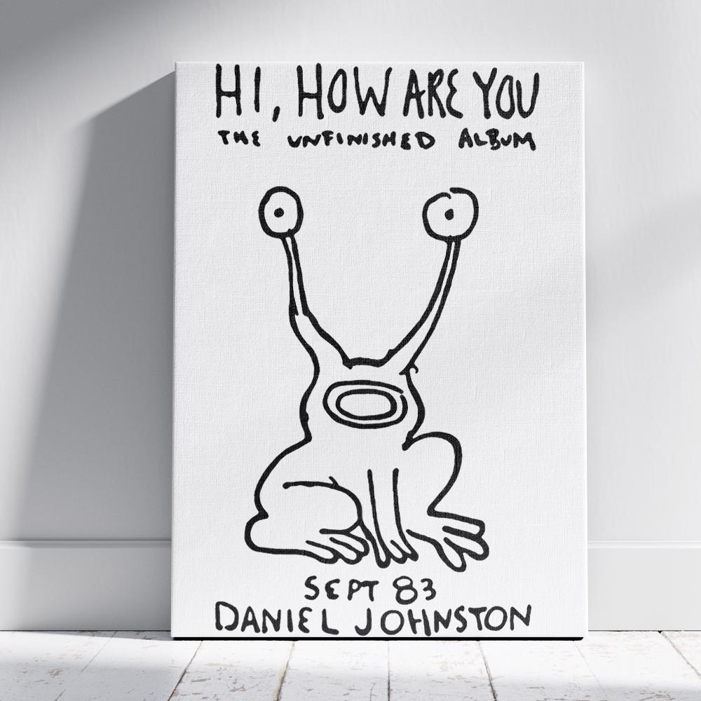 Daniel Johnston ダニエル・ジョンストン 直筆サイン入りポスター