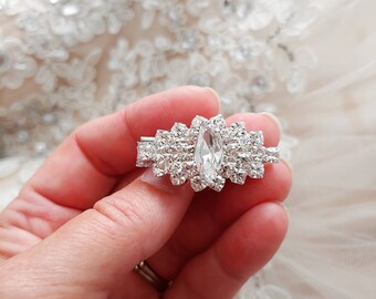 Fermaglio per capelli di cristallo