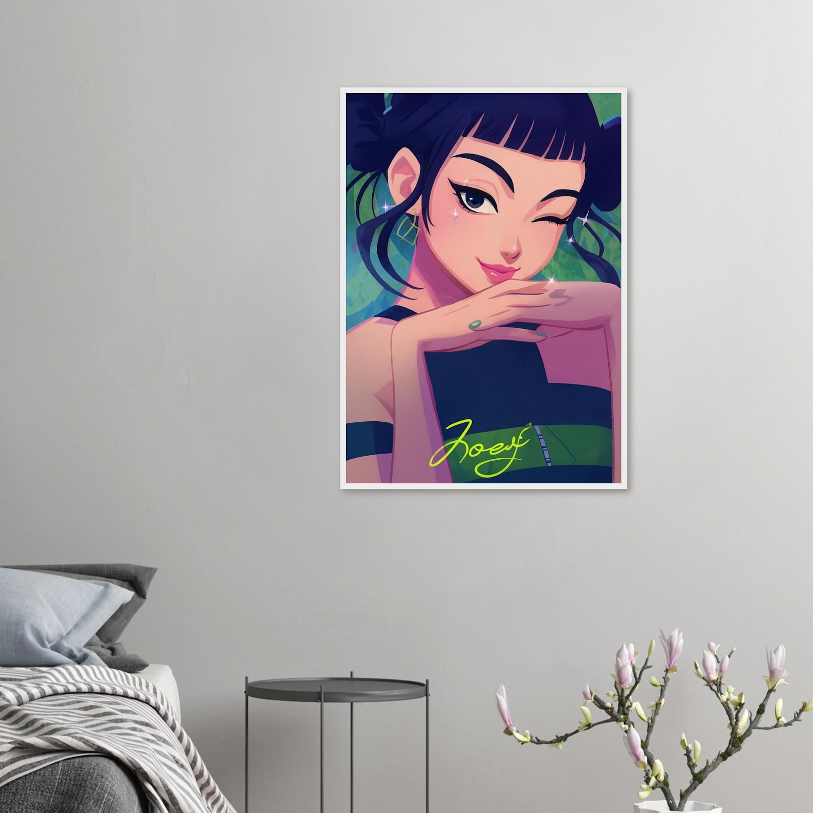 K-Pop Demon Hunters (Zoey) Framed 30x40cm Print main image 0