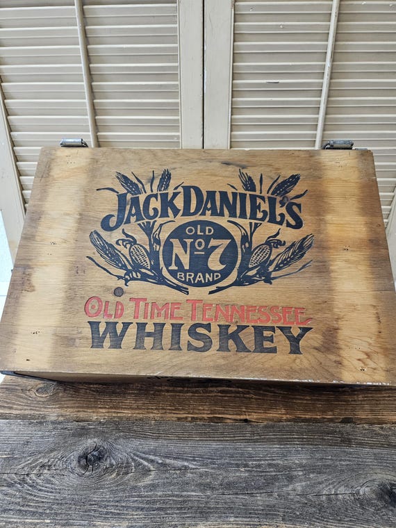 Vintage Jack Daniels Wooden Crate: Rare Whiskey Decor - Etsy