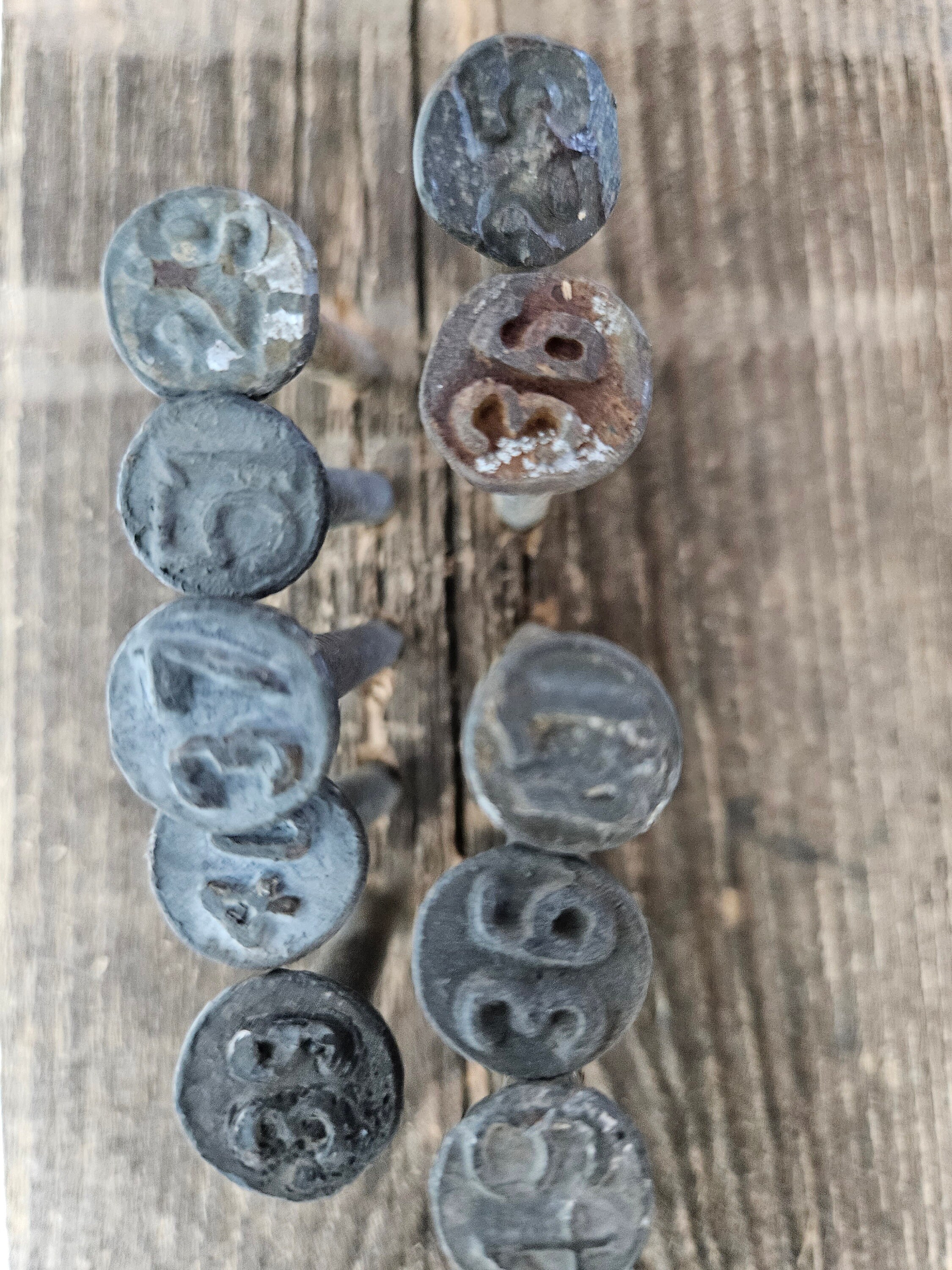 Vintage Railroad Date Nails - 1930s/40s - Set of 7 - Etsy