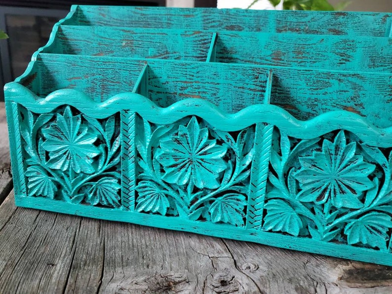 Vintage Desk Organizer/mail Sorter/kitchen Organizer/makeup Etsy