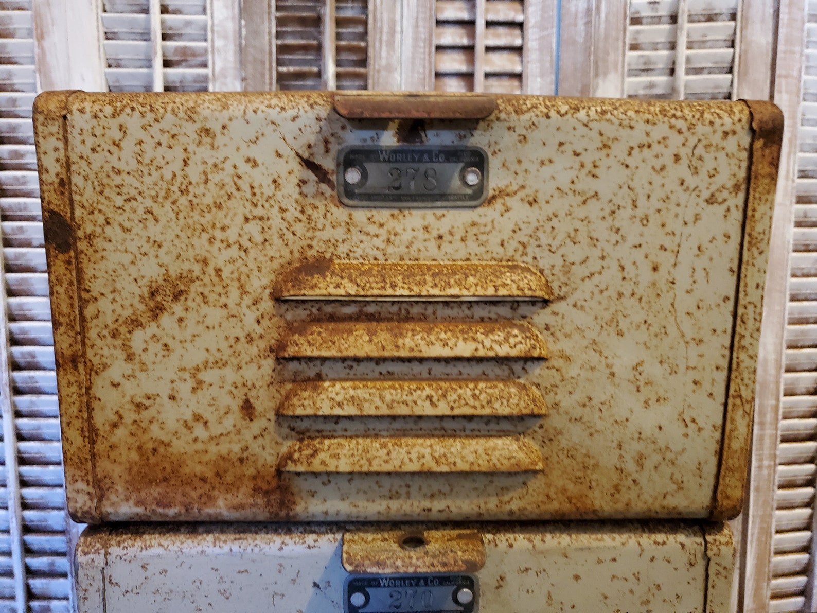 Vintage Locker Bins/ Gym Locker/ Storage/ Industrial Decor Etsy