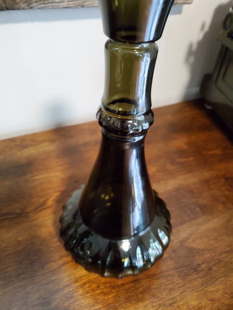  Z31 Mouth-Blown Clear Glass I Dream Of Jeannie Genie Bottle :  Home & Kitchen
