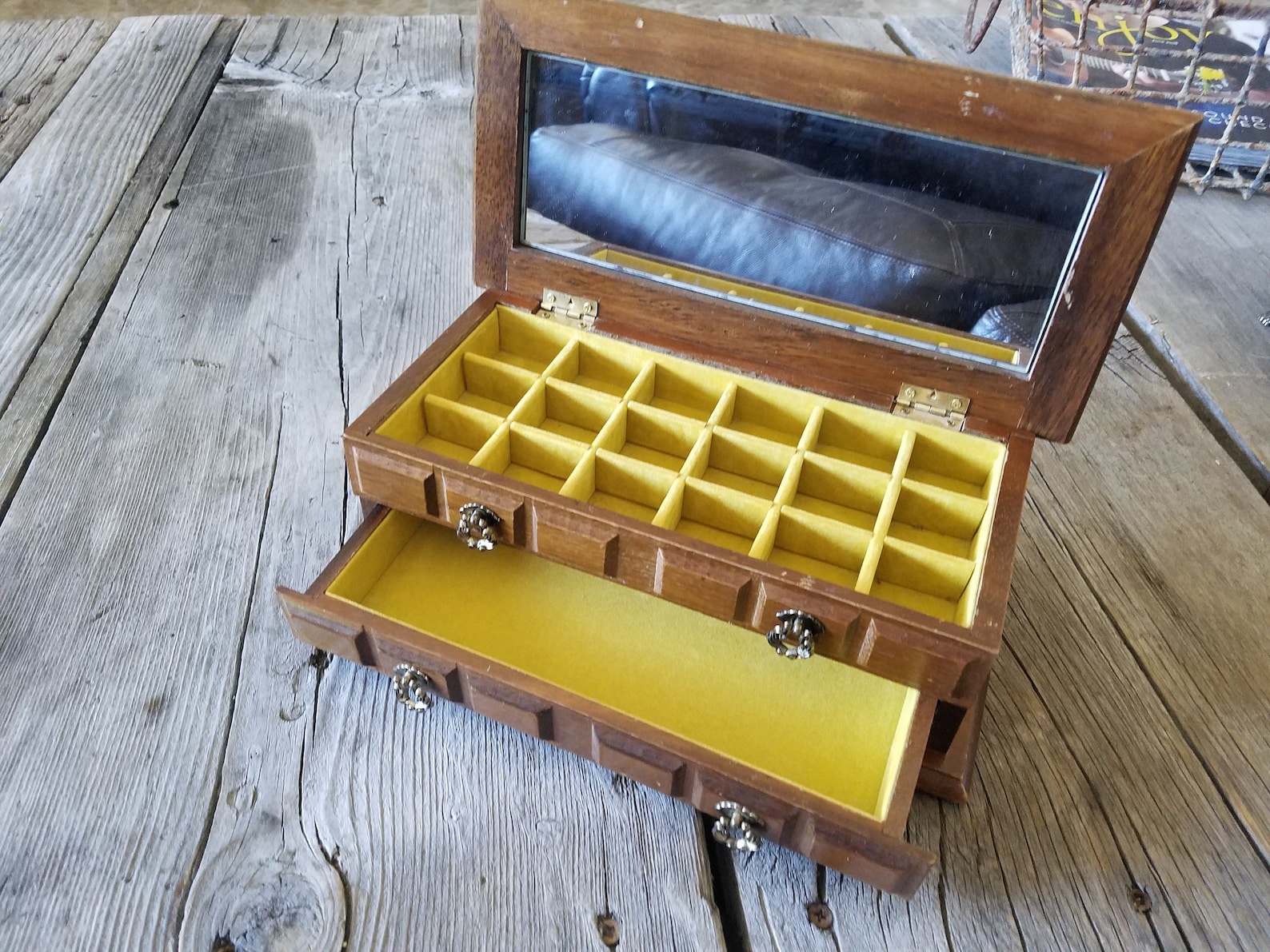 Jewelry Box/vintage Jewelry Box/home Decor/wooden Jewelry Box/ Etsy