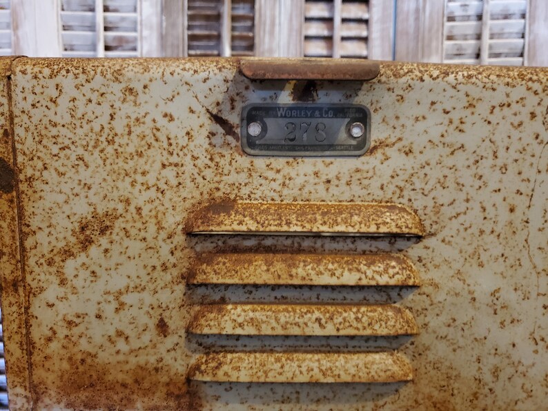 Vintage Locker Bins/ Gym Locker/ Storage/ Industrial Decor Etsy