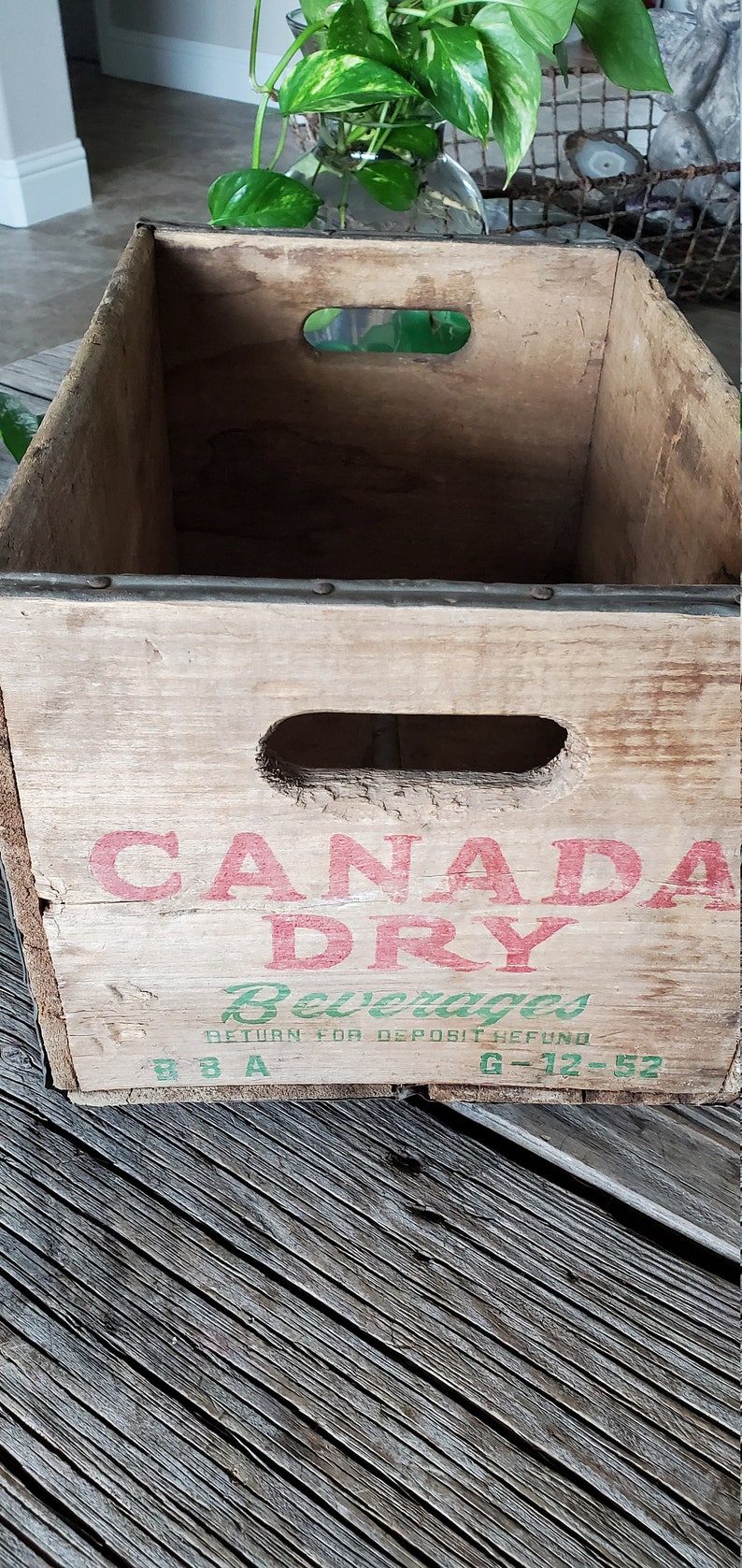 Canada Dry Crate/ Vintage Crate/ Soda Crate on Sale Now Etsy