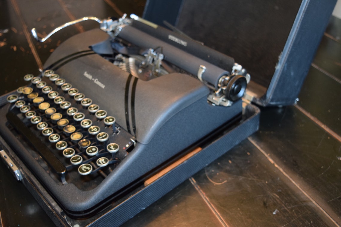Vintage Smith Corona Sterling Typewriter / Display Piece / - Etsy
