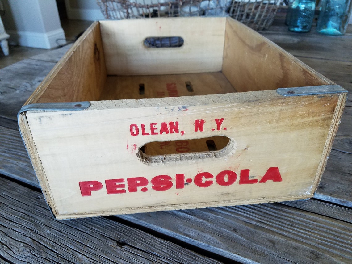 Vintage PEPSI Crate/wooden Crate/wedding Decor/retro Decor Etsy