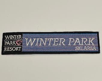 Vintage 1980s Winter Park Colorado Patch | Retro Ski Resort Embroidered Patch