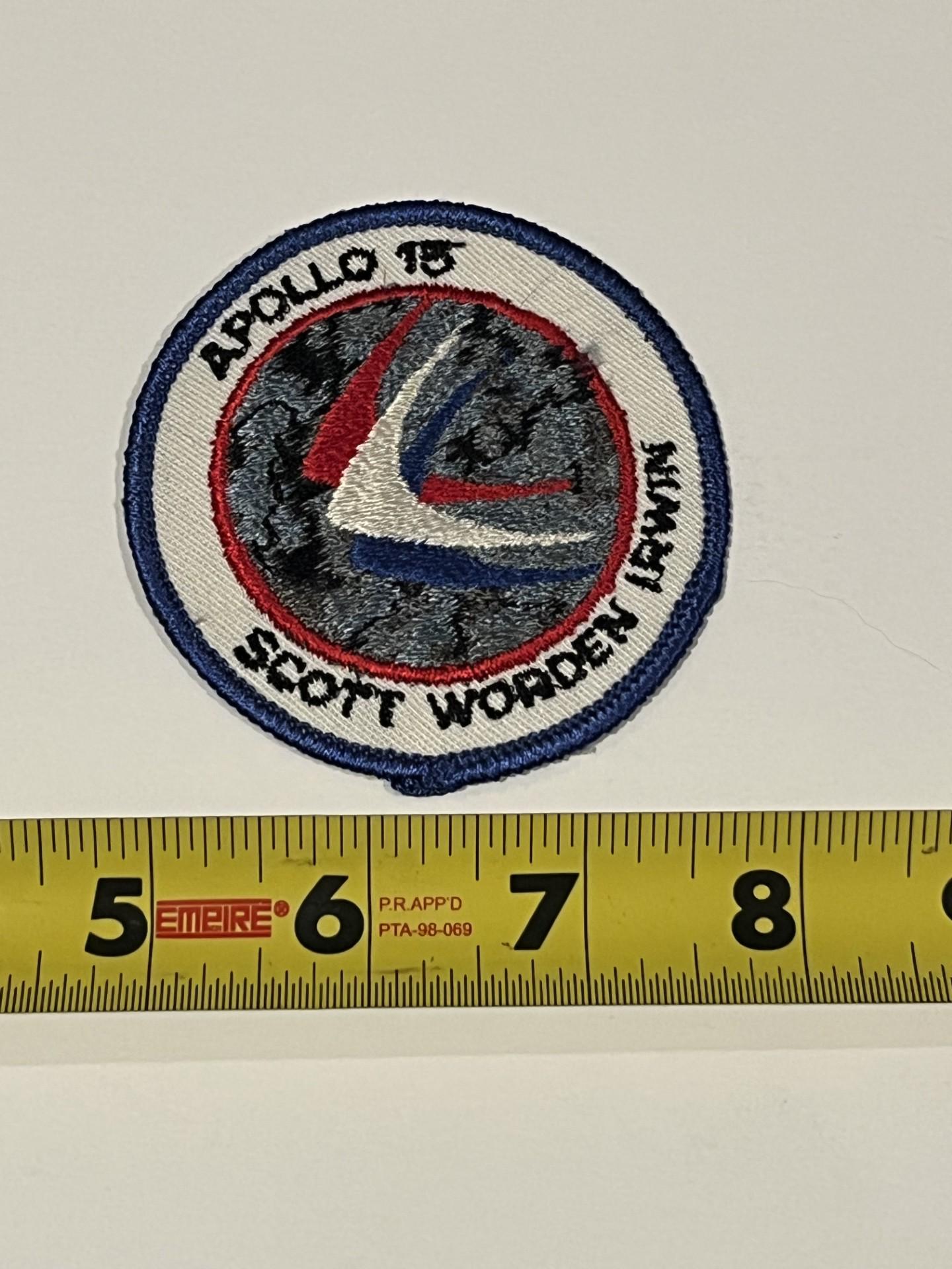 Vintage Apollo 15 NASA Patch | 1980s Kennedy Space Center Souvenir ...