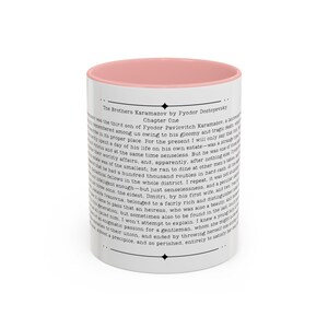 Brothers Karamazov Quote Mug, Fyodor Dostoyevsky Quote, 11oz or 15 oz Cup, Russian Literature Gift image 4