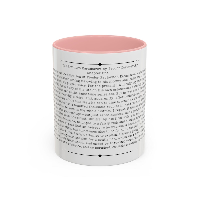 Brothers Karamazov Quote Mug, Fyodor Dostoyevsky Quote, 11oz or 15 oz Cup, Russian Literature Gift image 4