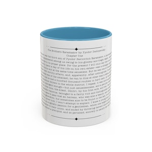 Brothers Karamazov Quote Mug, Fyodor Dostoyevsky Quote, 11oz or 15 oz Cup, Russian Literature Gift image 10