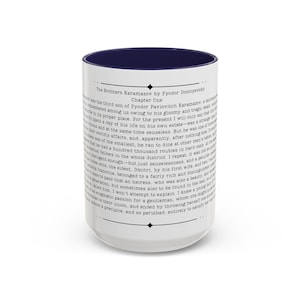 Brothers Karamazov Quote Mug, Fyodor Dostoyevsky Quote, 11oz or 15 oz Cup, Russian Literature Gift image 7
