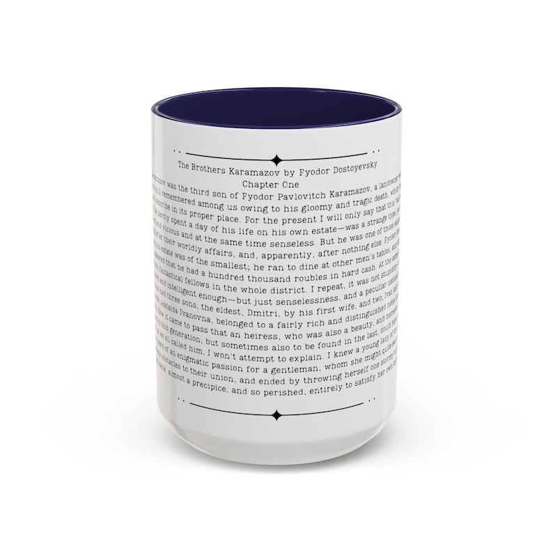 Brothers Karamazov Quote Mug, Fyodor Dostoyevsky Quote, 11oz or 15 oz Cup, Russian Literature Gift image 7