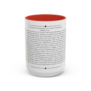 Brothers Karamazov Quote Mug, Fyodor Dostoyevsky Quote, 11oz or 15 oz Cup, Russian Literature Gift image 9