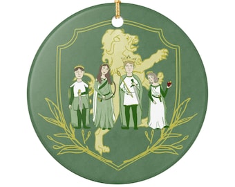 Narnia Christmas Ornament with Aslan and Pevensie Children